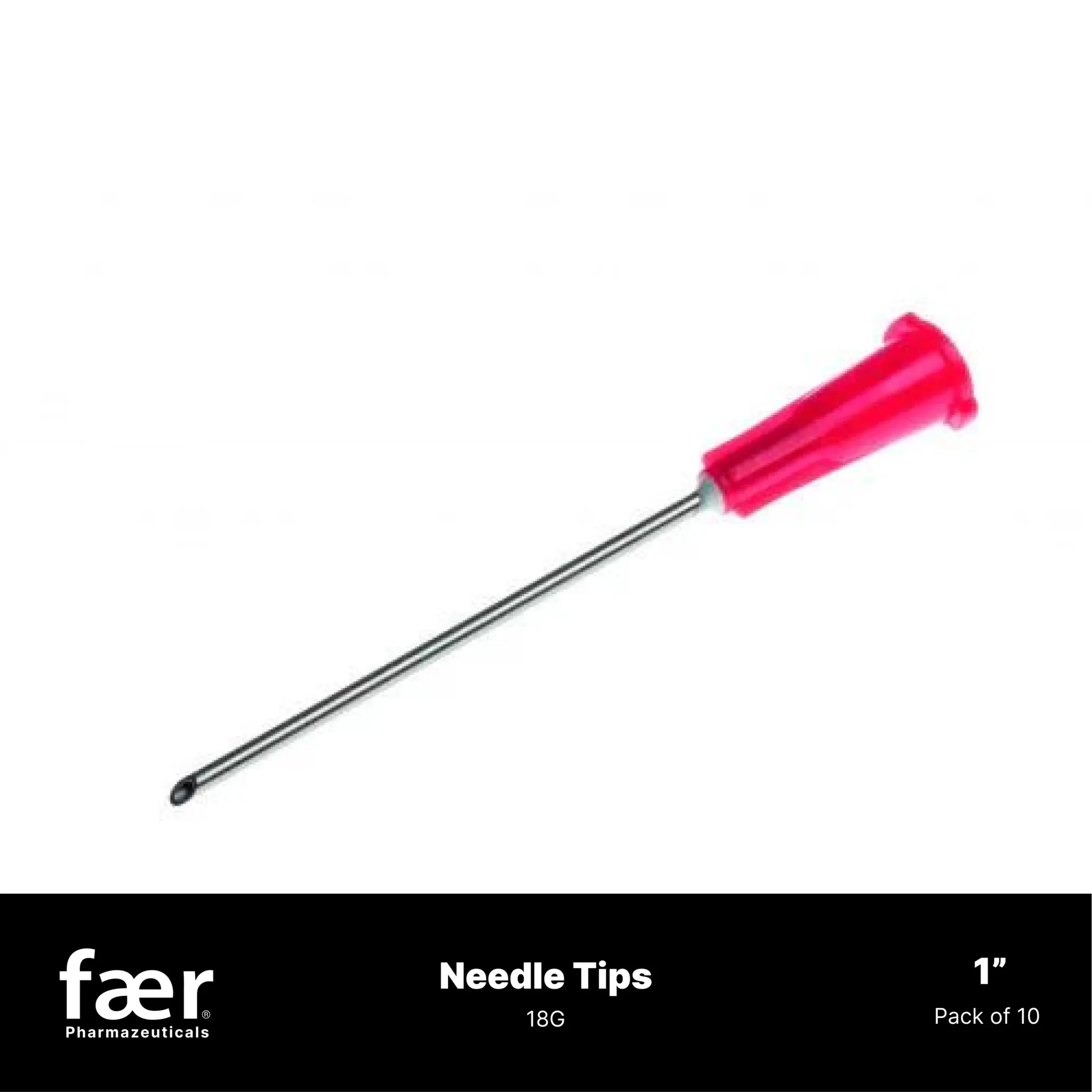 Needle Tips 1" 18G