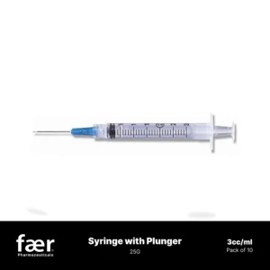 25g syringe 3cc