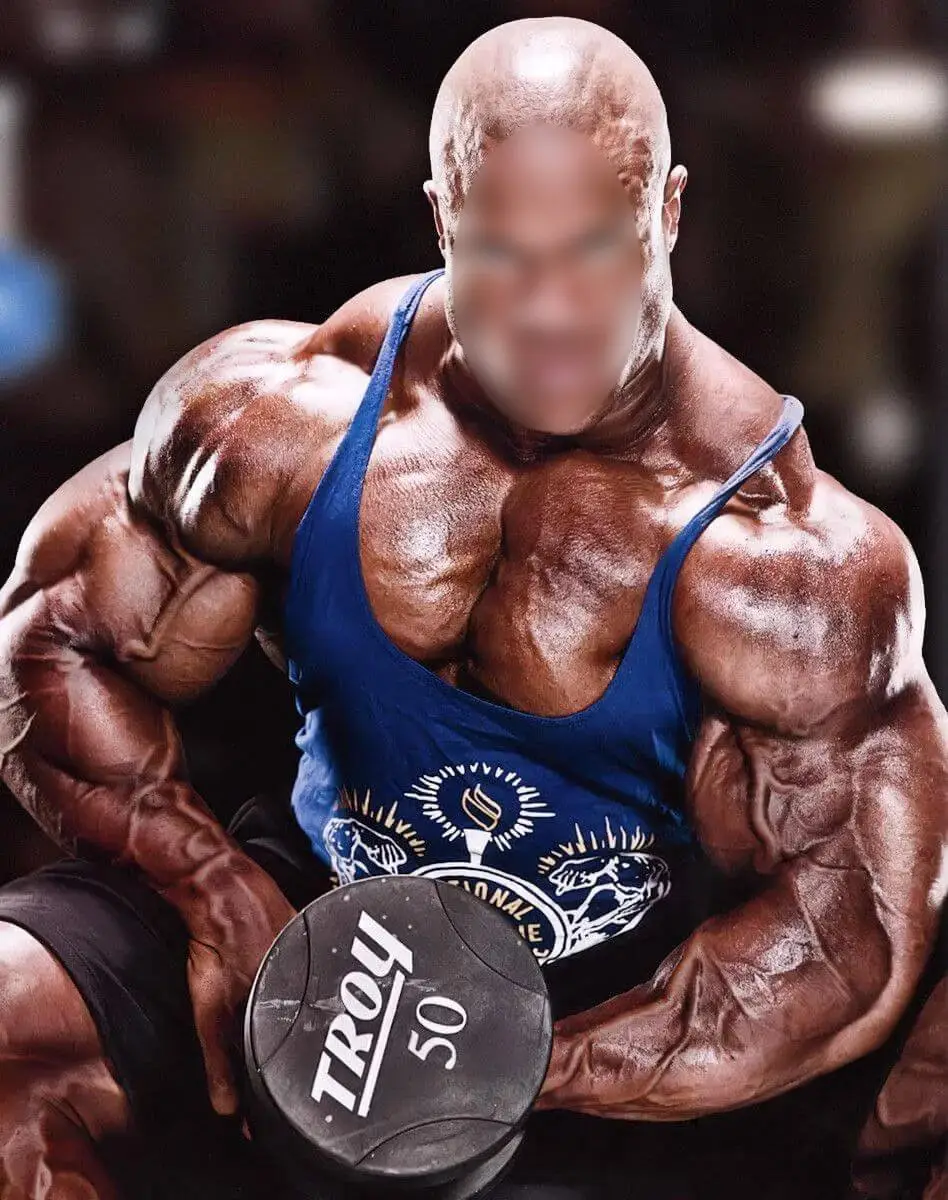 HRT vs TRT Blog: Body builder posing inside gym