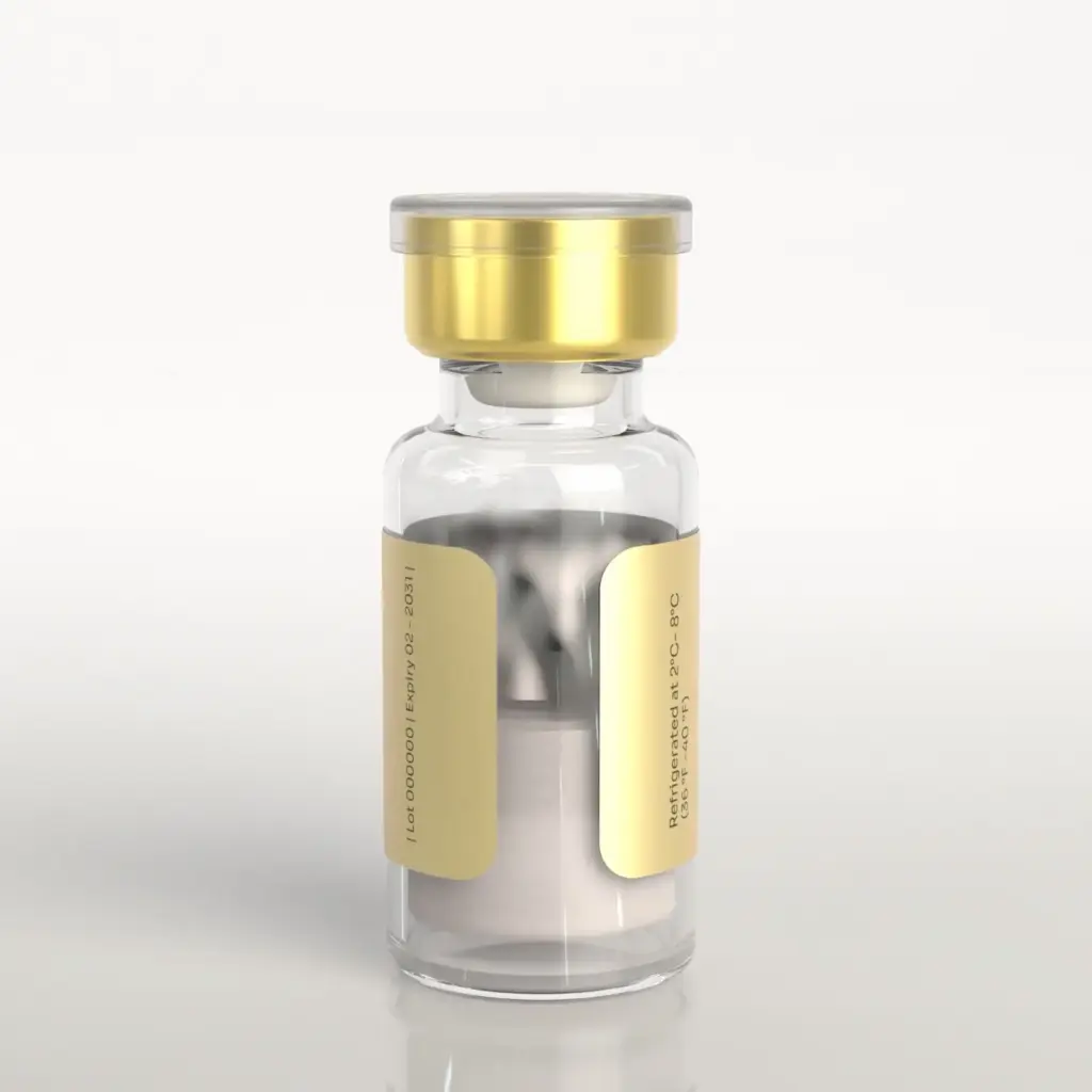 Back angle of bottle of retratutide